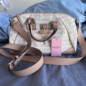 Juicy Couture Beige and Cream Satchel